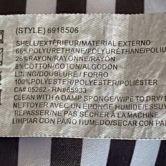 Point Zero Nicole Benisti Vegan Leather Moto Jacket, Size L - Picture 9 of 9